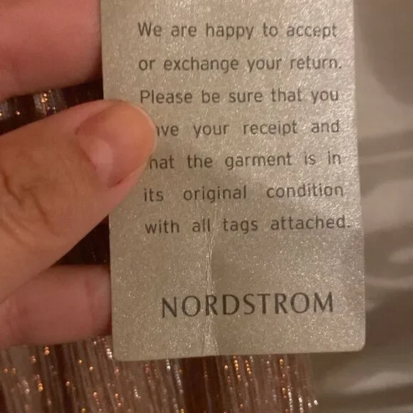 NWT Chelsea28 Womens Grecian Champagne Metallic Pink Midi Dress - Picture 6 of 9